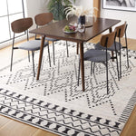 Safavieh Tulum 646 Rug, TUL646 - BLACK / IVORY