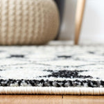 Safavieh Tulum 648 Rug, TUL648 - BLACK / IVORY