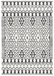 Safavieh Tulum 648 Rug, TUL648 - BLACK / IVORY