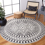 Safavieh Tulum 648 Rug, TUL648 - BLACK / IVORY