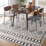 Safavieh Tulum 648 Rug, TUL648 - BLACK / IVORY