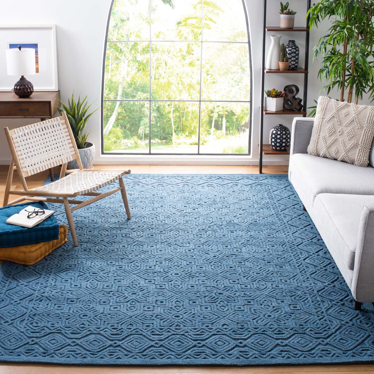 Safavieh Textural 101 Rug, TXT101 - DARK BLUE