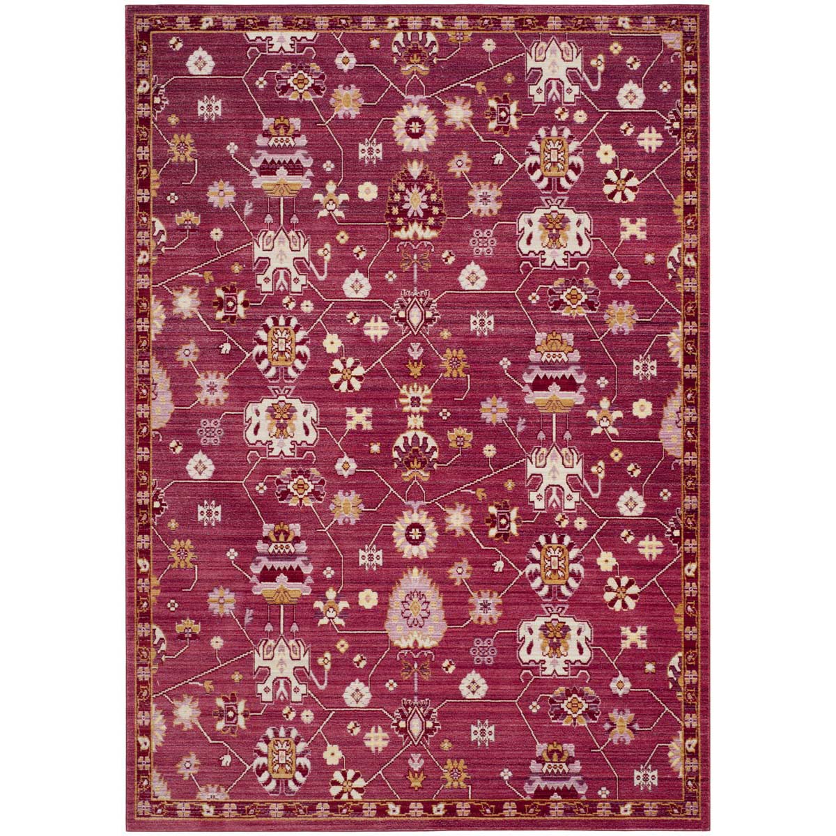 Safavieh Valencia 116 Rug, VAL116 - Fuchsia / Multi