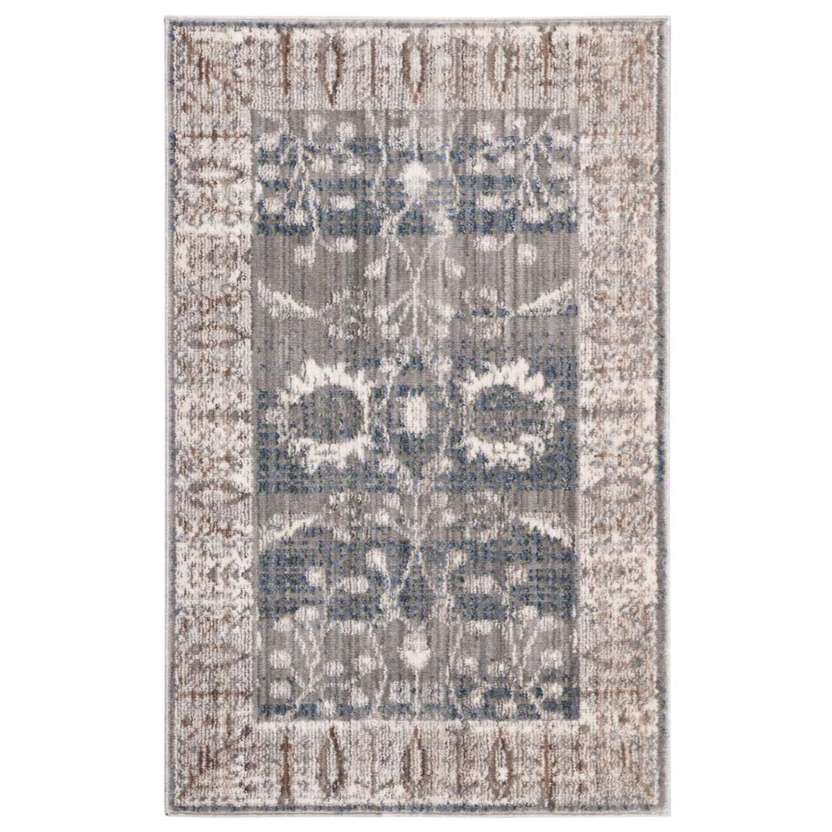 Safavieh Valencia 118 Rug, VAL118 - Dark Grey / Light Grey