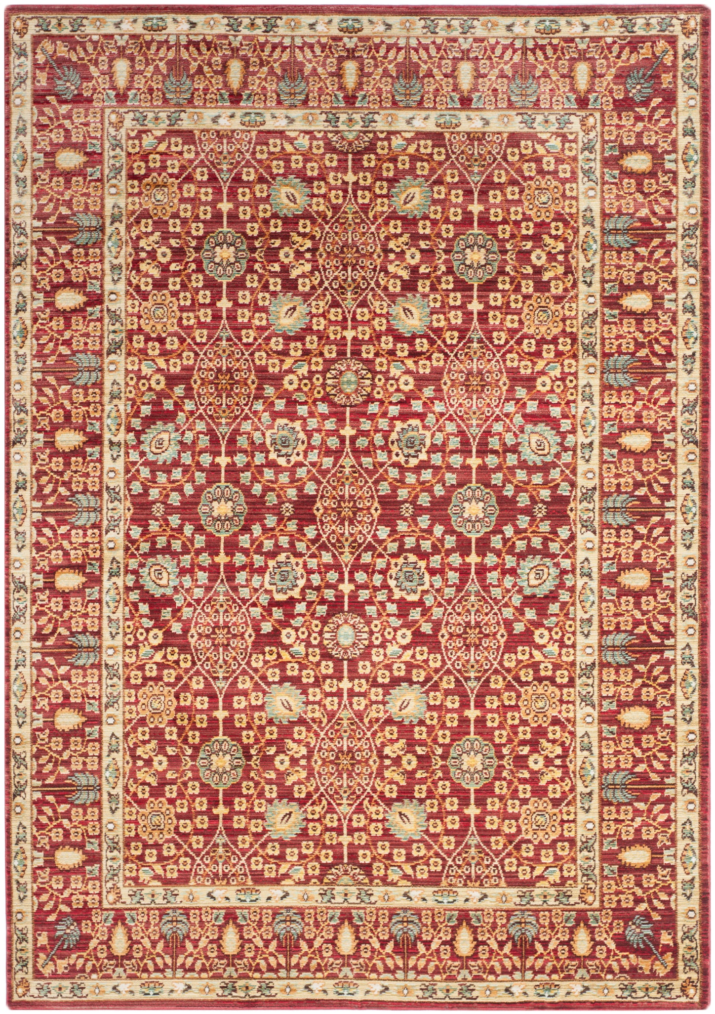 Safavieh Valencia 120 Rug, VAL120 - Red / Red
