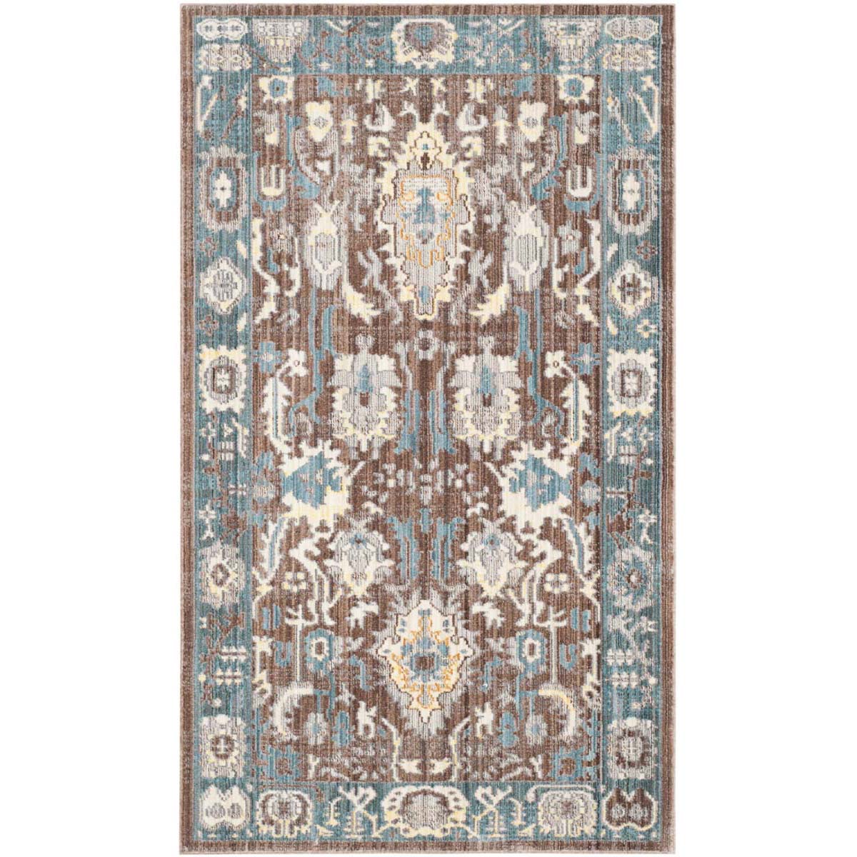 Safavieh Valencia 122 Rug, VAL122 - Chocolate / Alpine