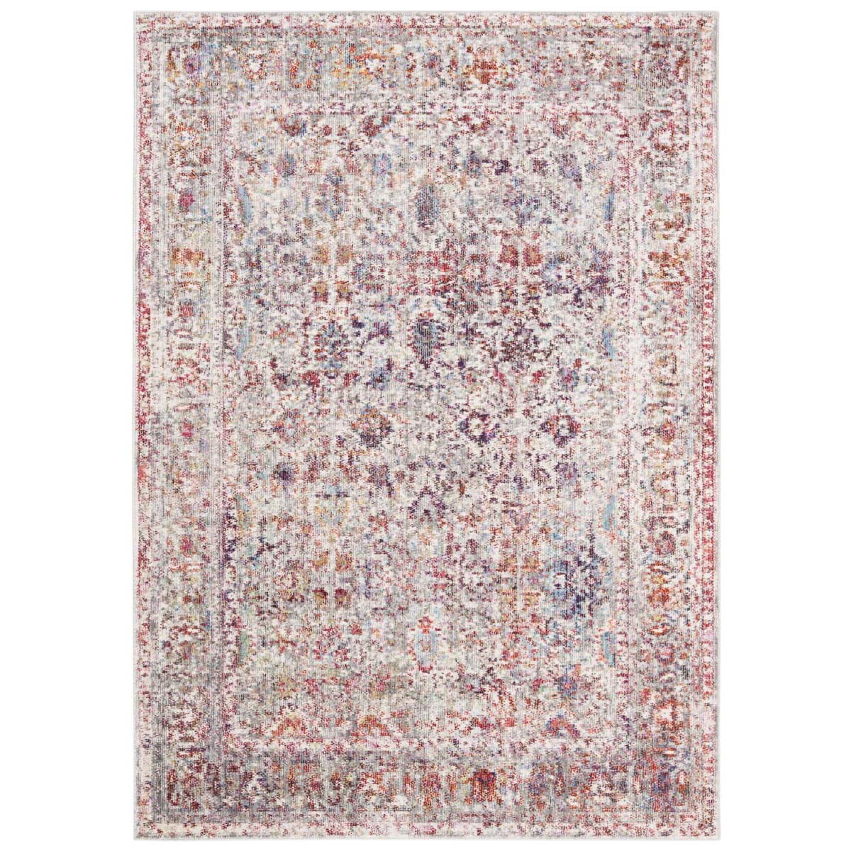 Safavieh Valencia 168 Rug, VAL168 - Grey / Red