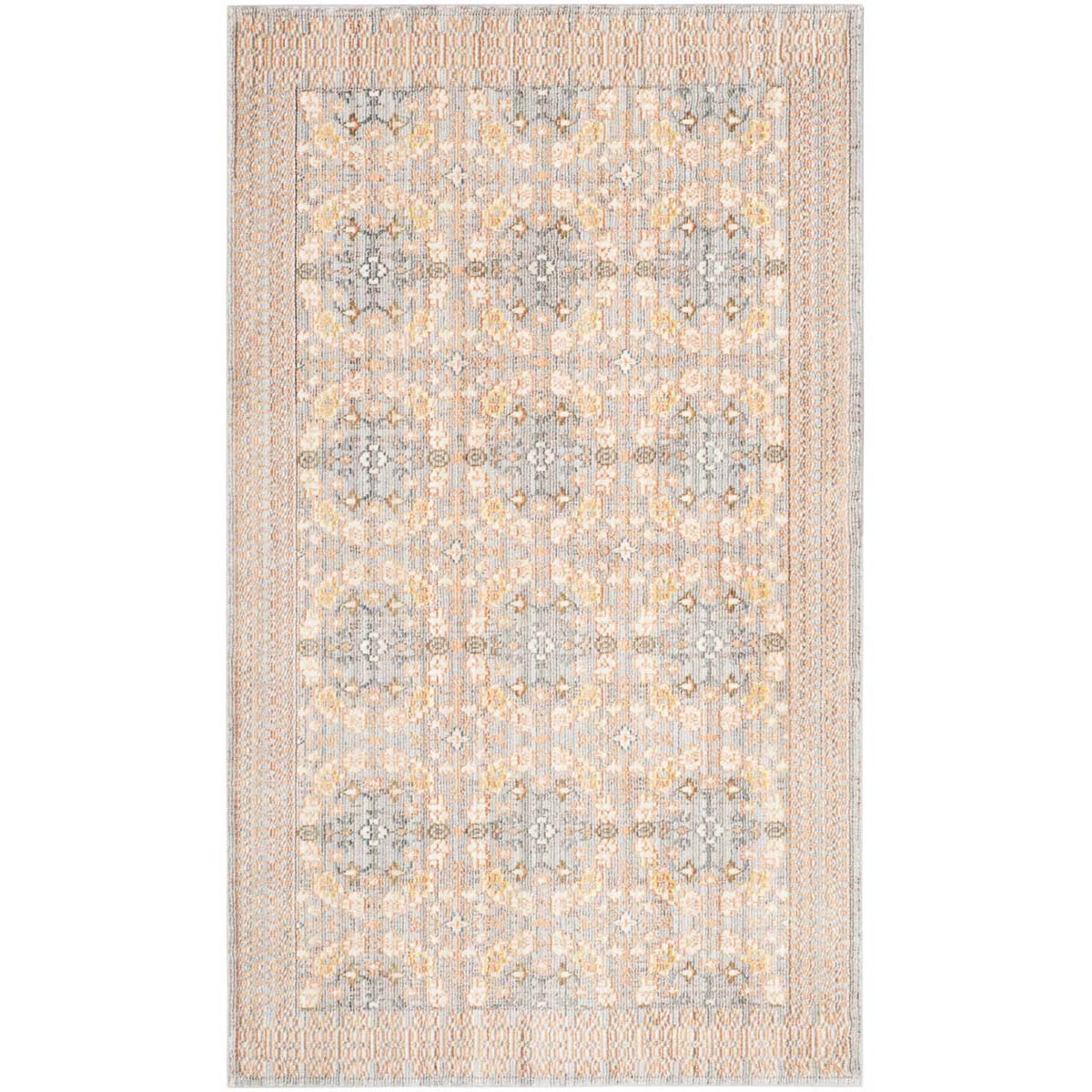 Safavieh Valencia 210 Rug, VAL210 - Light Grey / Multi