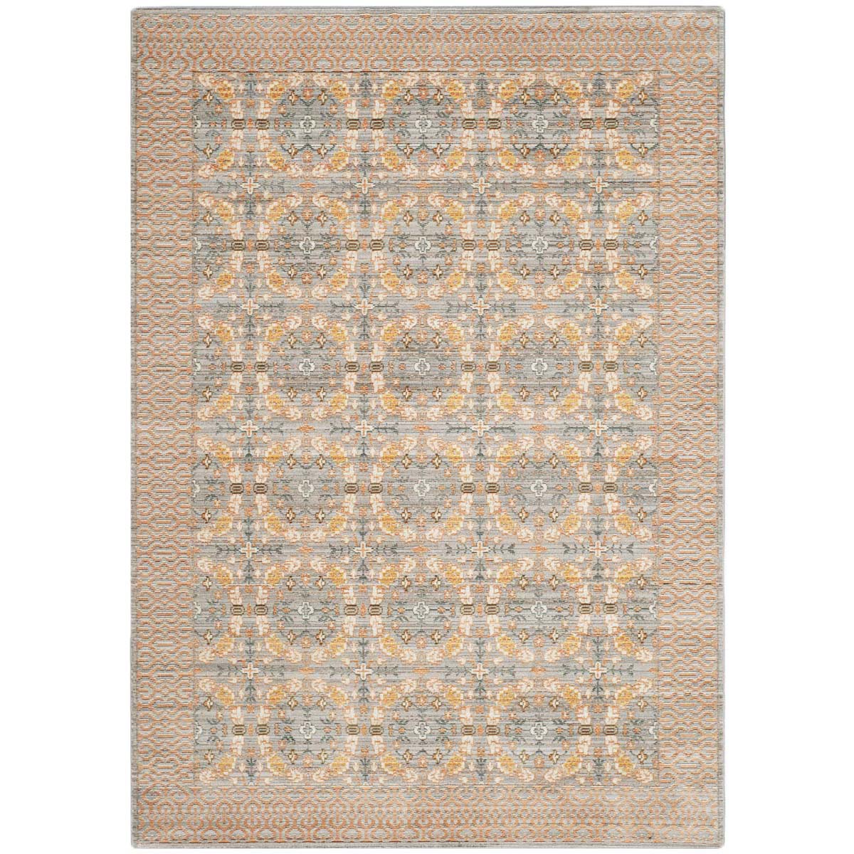 Safavieh Valencia 210 Rug, VAL210 - Light Grey / Multi