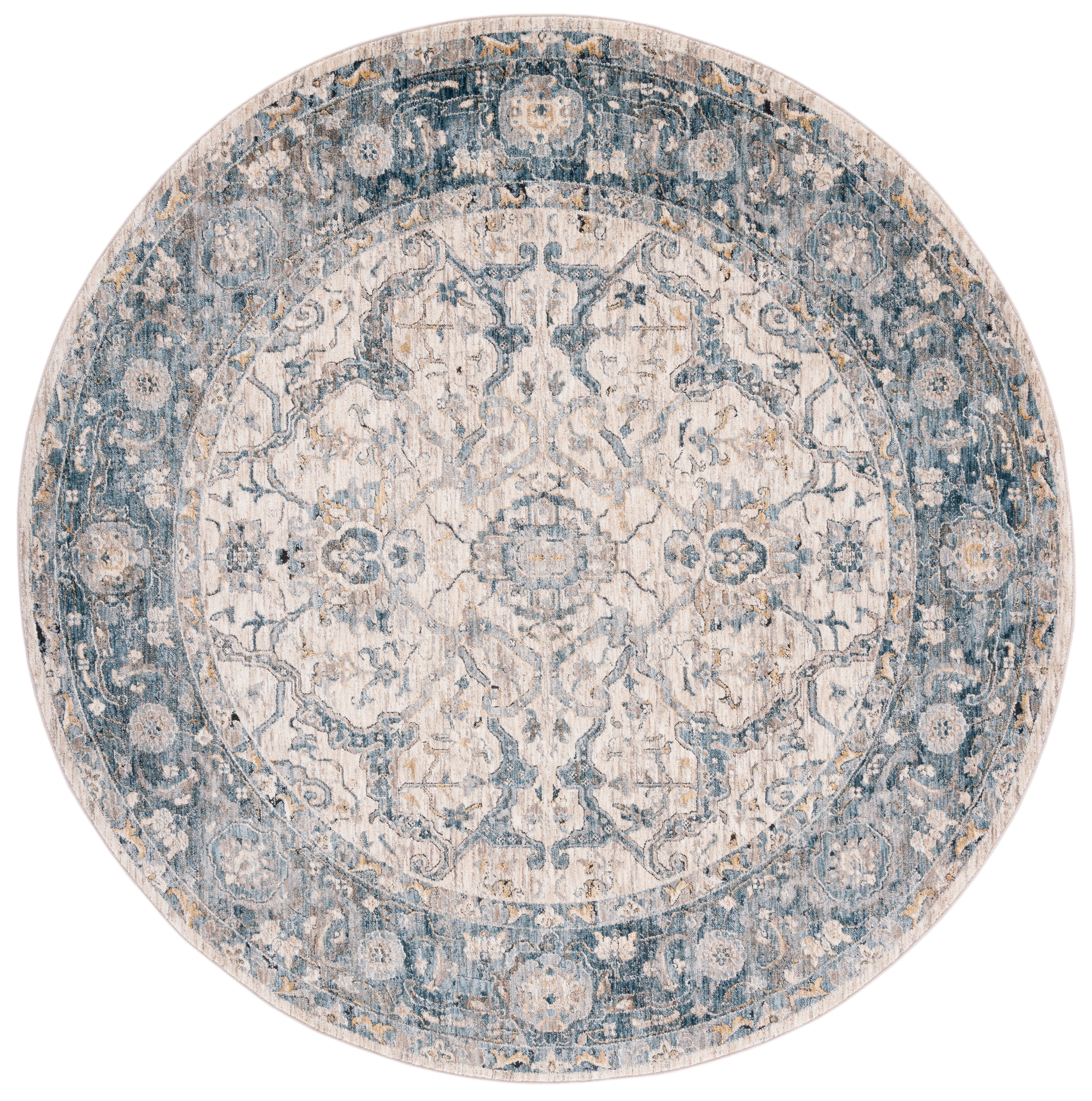 Safavieh Valencia 566 Rug, VAL566 - Ivory / Blue