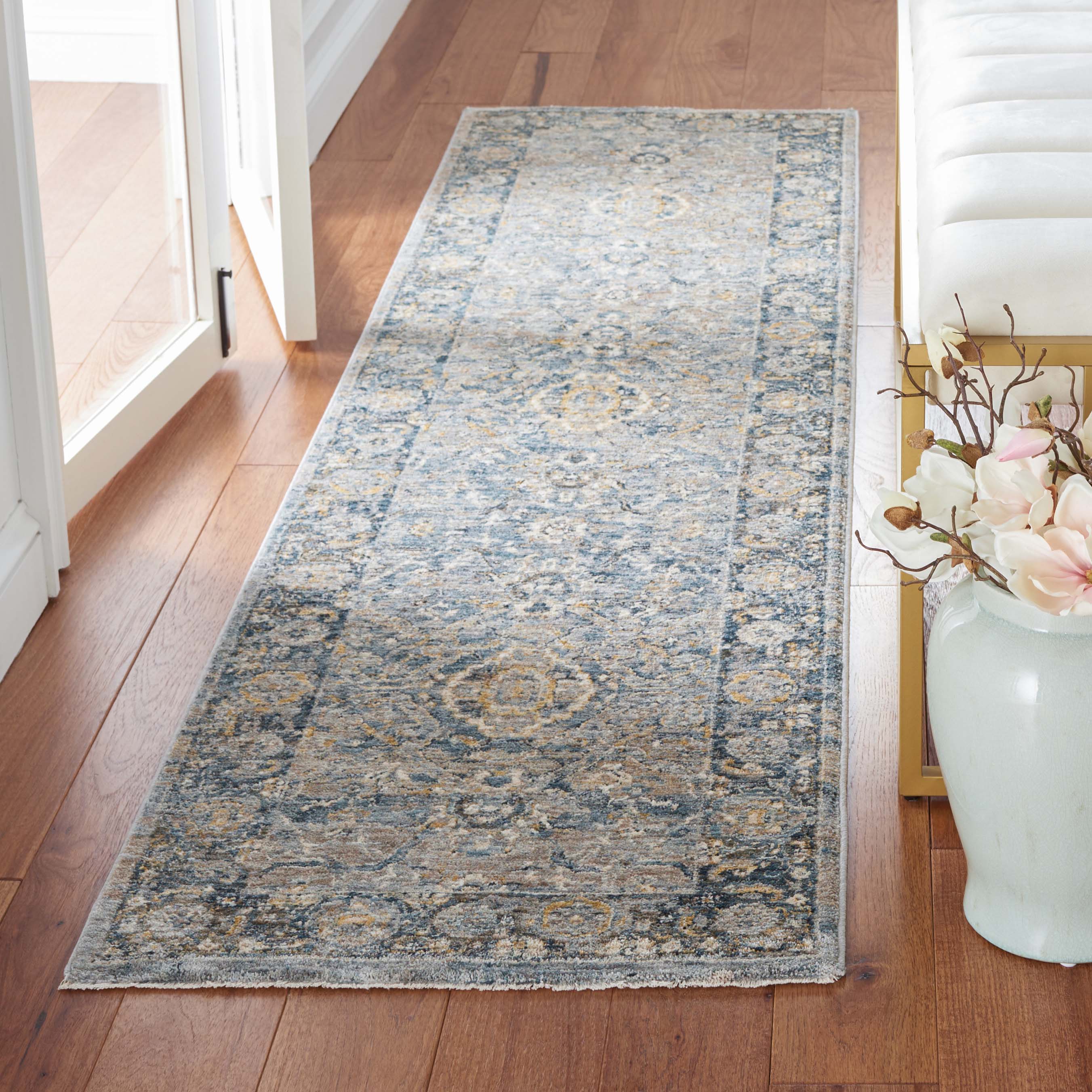 Safavieh Valencia 566 Rug, VAL566 - Light Grey / Blue