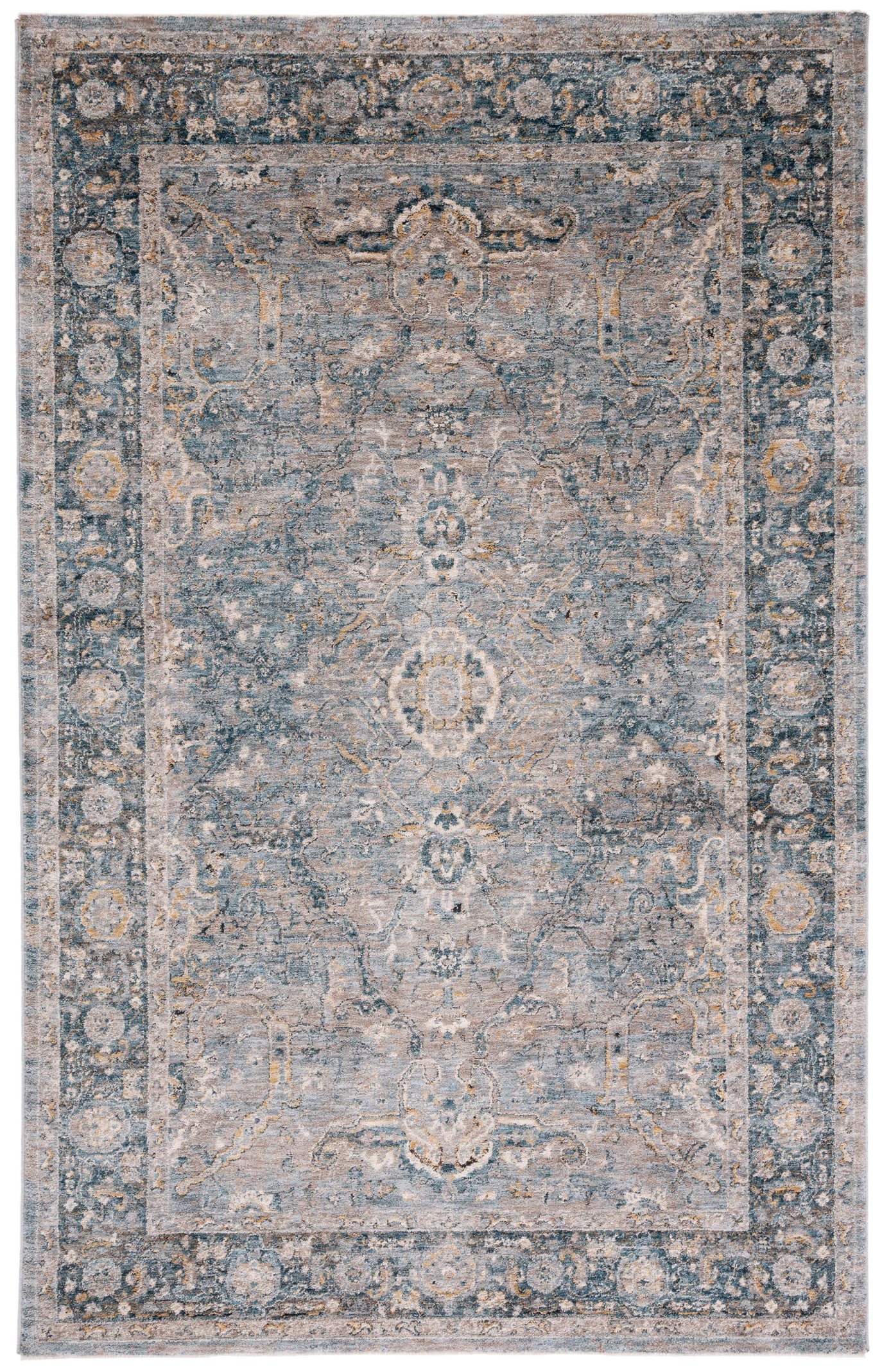 Safavieh Valencia 566 Rug, VAL566 - Light Grey / Blue