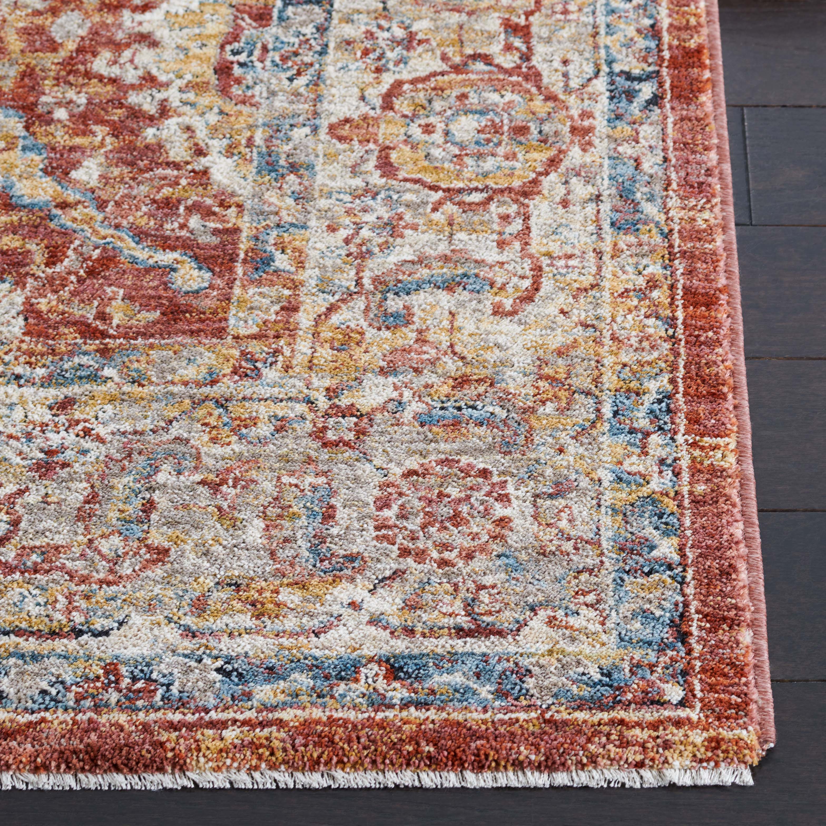 Safavieh Valencia 566 Rug, VAL566 - Rust / Beige