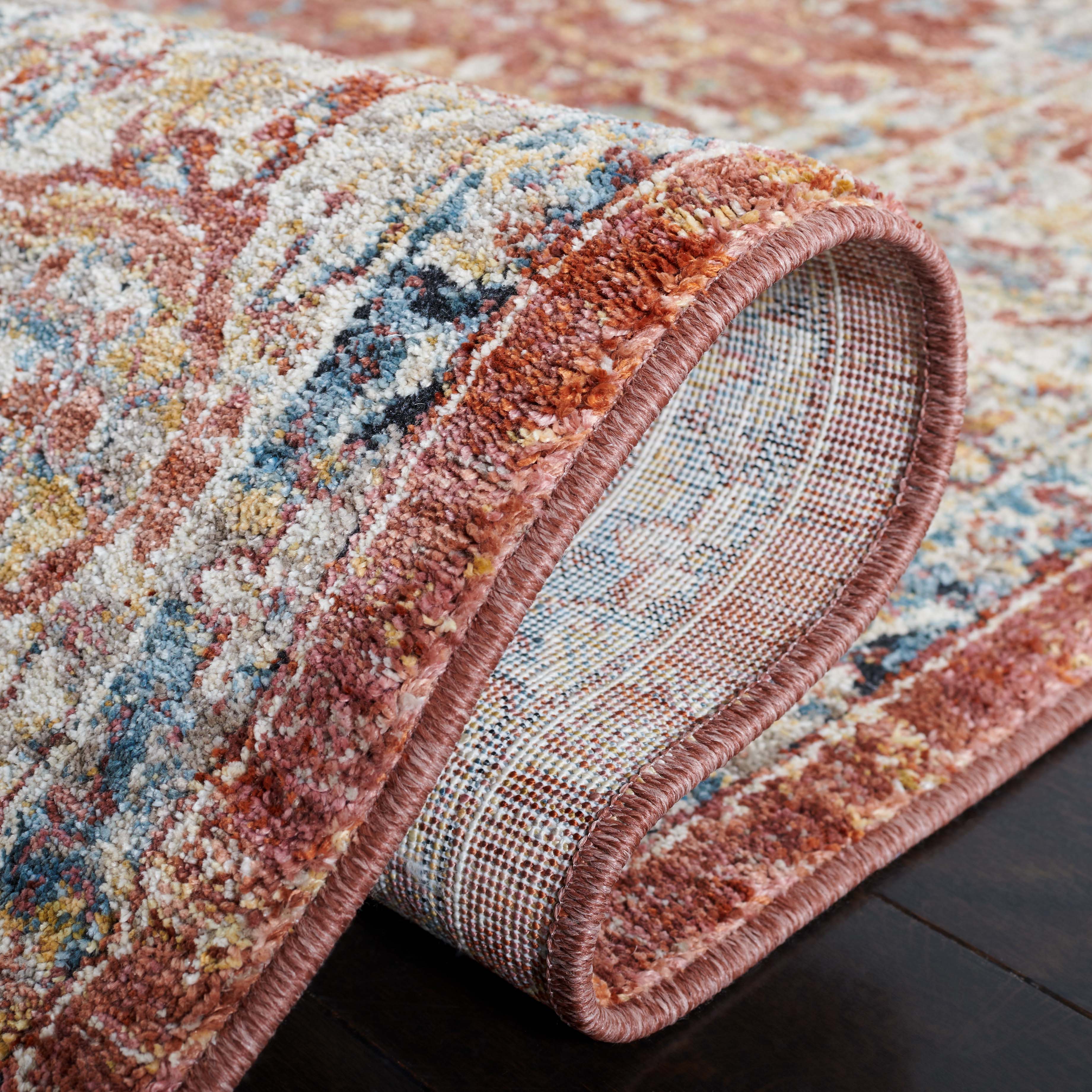 Safavieh Valencia 566 Rug, VAL566 - Rust / Beige