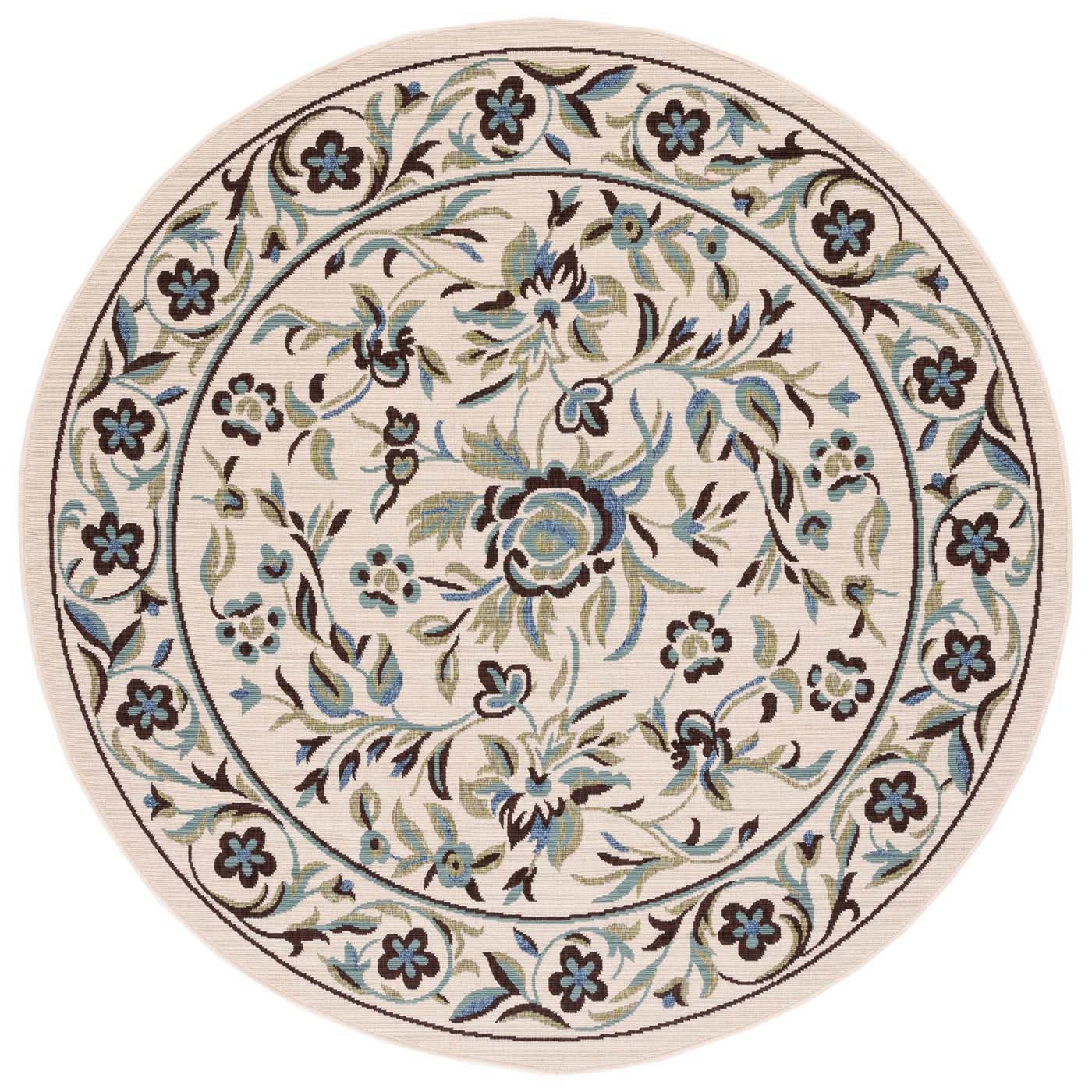 Safavieh Veranda 011 Rug, VER011 - Cream / Green