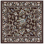 Safavieh Veranda 011 Rug, VER011 - Chocolate / Aqua