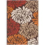 Safavieh Veranda 049 Rug, VER049 - Chocolate / Terracotta