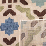 Safavieh Veranda 080 Rug, VER080 - Cream / Aqua
