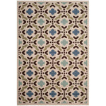 Safavieh Veranda 080 Rug, VER080 - Cream / Aqua