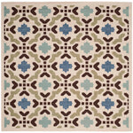 Safavieh Veranda 080 Rug, VER080 - Cream / Aqua