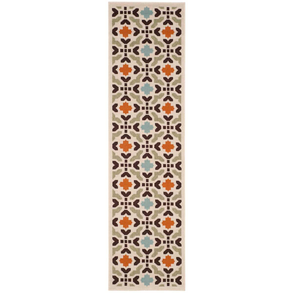Safavieh Veranda 080 Rug, VER080 - Cream / Terracotta