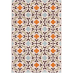 Safavieh Veranda 080 Rug, VER080 - Cream / Terracotta