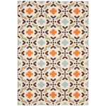Safavieh Veranda 080 Rug, VER080 - Cream / Terracotta