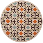 Safavieh Veranda 080 Rug, VER080 - Cream / Terracotta