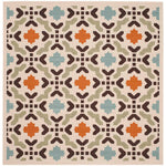 Safavieh Veranda 080 Rug, VER080 - Cream / Terracotta