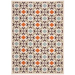 Safavieh Veranda 080 Rug, VER080 - Cream / Terracotta