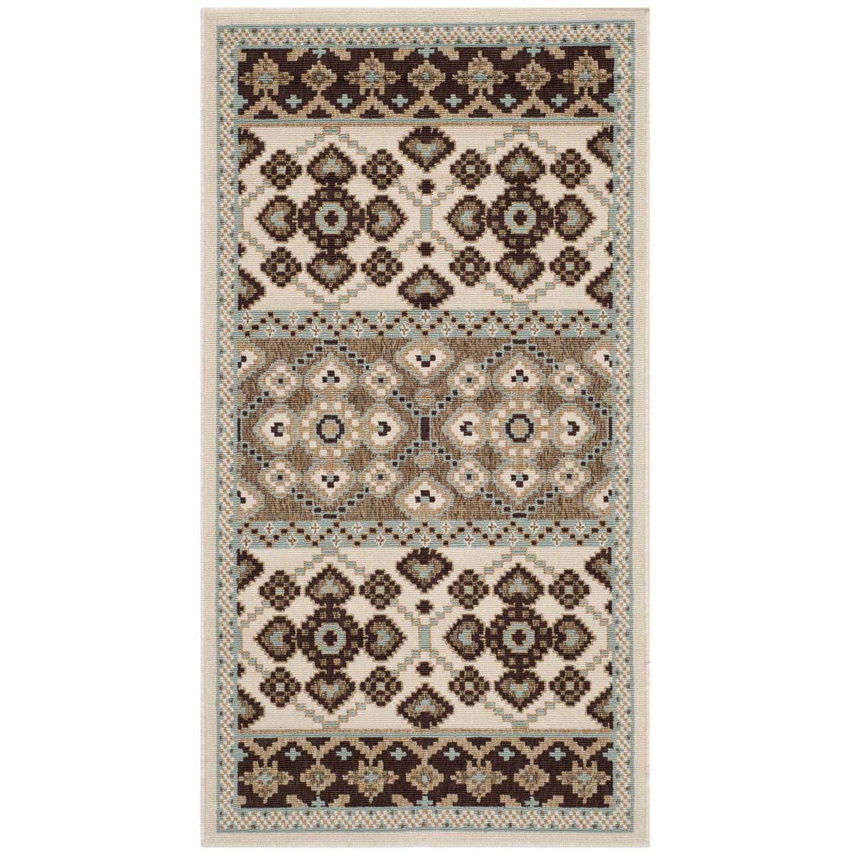 Safavieh Veranda 093 Rug, VER093 - Cream / Chocolate