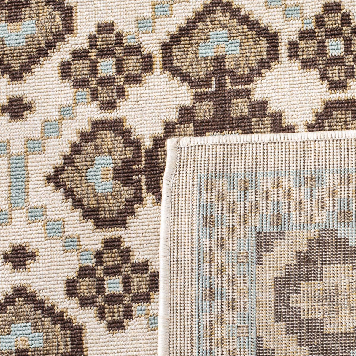 Safavieh Veranda 093 Rug, VER093 - Cream / Chocolate