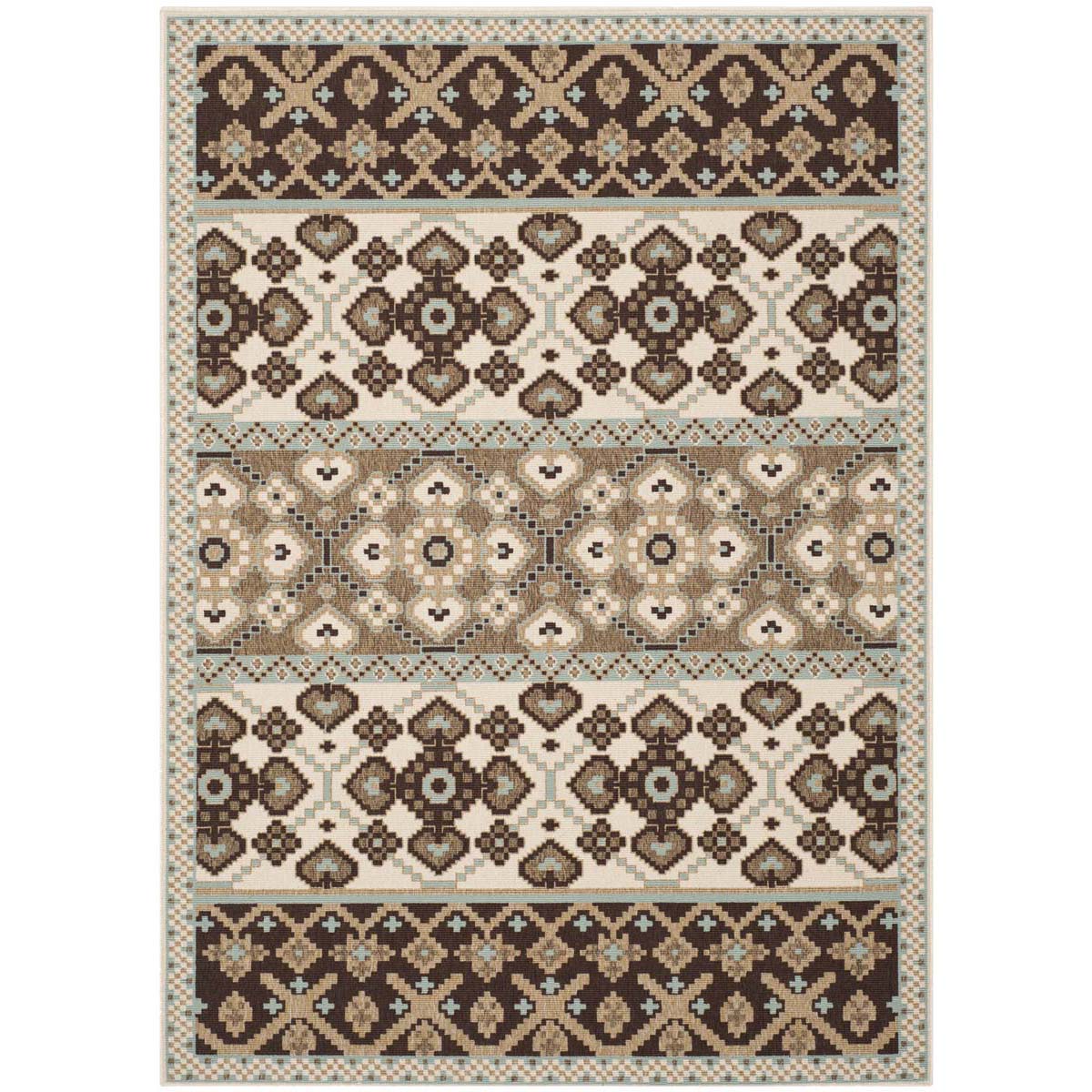 Safavieh Veranda 093 Rug, VER093 - Cream / Chocolate
