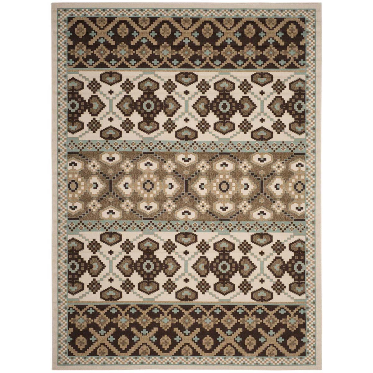 Safavieh Veranda 093 Rug, VER093 - Cream / Chocolate