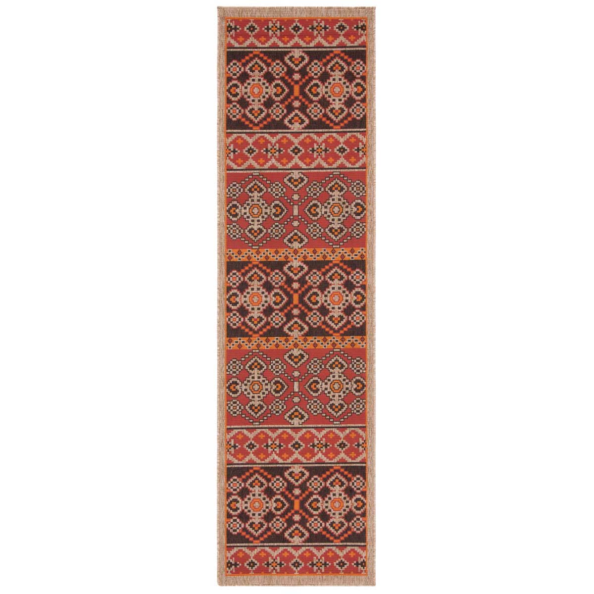 Safavieh Veranda 093 Rug, VER093 - Red / Chocolate