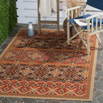Safavieh Veranda 093 Rug, VER093 - Red / Chocolate