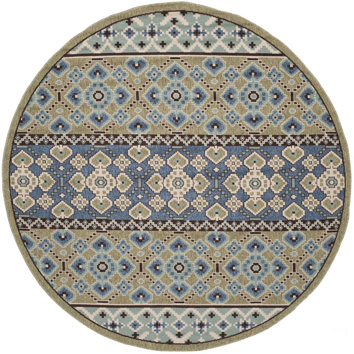 Safavieh Veranda 093 Rug, VER093 - Green / Blue