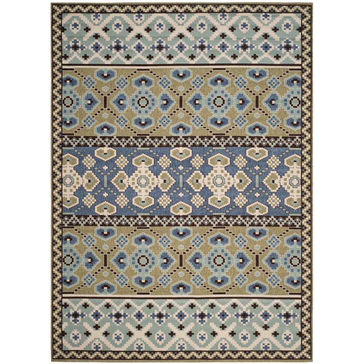 Safavieh Veranda 093 Rug, VER093 - Green / Blue