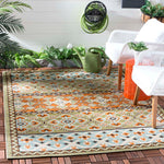 Safavieh Veranda 093 Rug, VER093 - Green / Terracotta