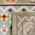 Safavieh Veranda 093 Rug, VER093 - Green / Terracotta