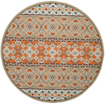 Safavieh Veranda 093 Rug, VER093 - Green / Terracotta