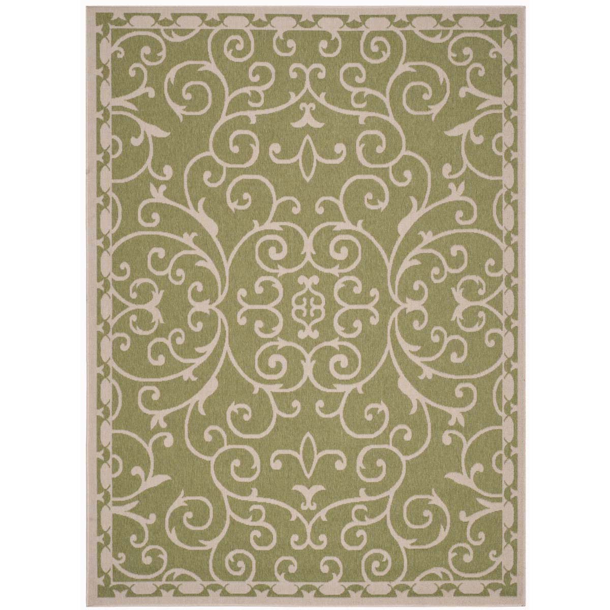 Safavieh Veranda S36 Rug, VERS36 - Sweet Pea / Cream