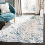 Safavieh Vogue 146 Rug, VGE146 - Cream / Teal