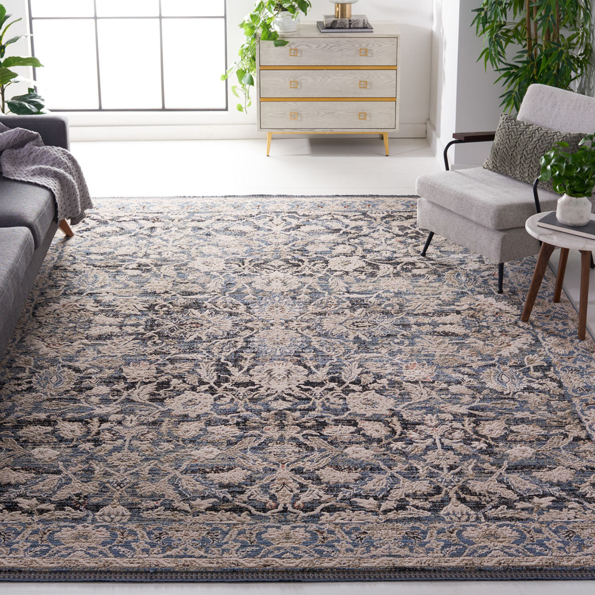 Safavieh Vivaldi 516 Rug, VIV516 - Navy / Ivory