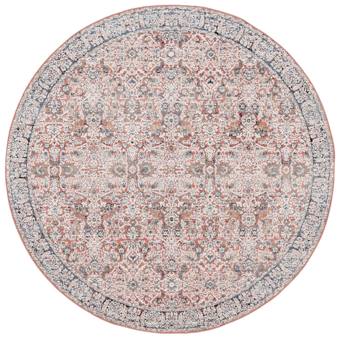 Safavieh Vivaldi 562 Rug, VIV562 - Navy / Rust