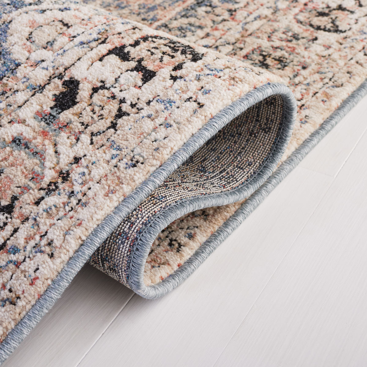 Safavieh Vivaldi 565 Rug, VIV565 - Blue / Rust