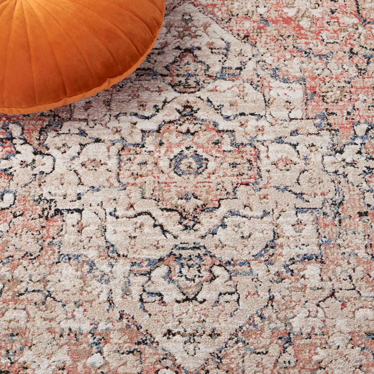Safavieh Vivaldi 565 Rug, VIV565 - Blue / Rust