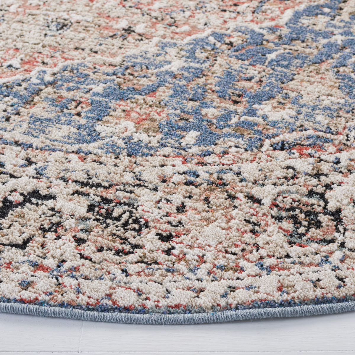 Safavieh Vivaldi 565 Rug, VIV565 - Blue / Rust