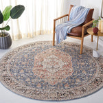 Safavieh Vivaldi 565 Rug, VIV565 - Blue / Rust