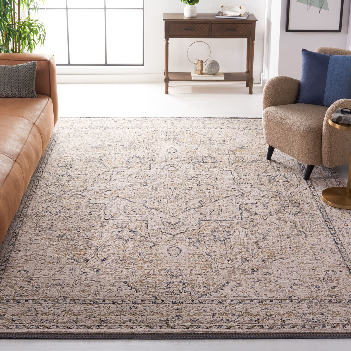 Safavieh Vivaldi 595 Rug, VIV595 - Ivory / Light Olive